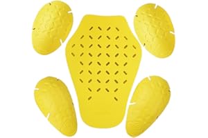 MJMOTO Motorcycle Jacket Insert Protectors Motorcycle Elbow Pads Shoulder Pads Moto Riding Protective Inside Gear Back Pads (EVA-5P 5pcs/Set)
