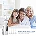 Cordless Water Flosser, NENRENT Rechargeable and Portable Oral Irrigator with 4 Jet Tips, IPX7 Waterproof 4 Modes Water Flossing with Cleanable Water Tank for Home and Travel (Black)