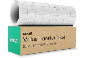 Cricut Value Transfer Tape for Joy Machine (5.5in x 30ft Roll) - easy transfers for vinyl projects