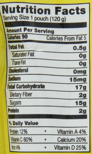 EARTH’S BEST SESAME STREET FRUIT YOGURT SMOOTHIES – STRAWBERRY BANANA – 4.2 OZ – 6 PK