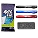 EXPO Low-Odor Dry Erase Click Retractable Marker Set, Chisel Tip, Assorted Colors, 4-Piece