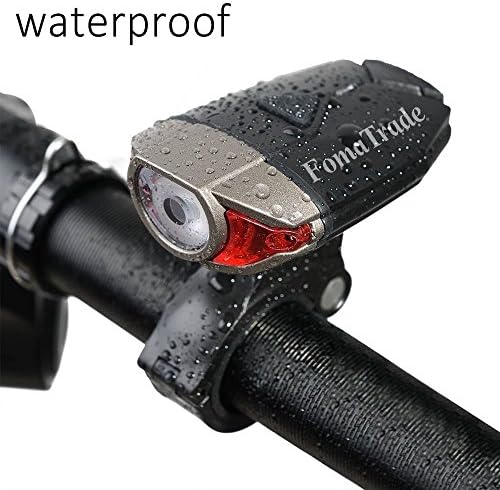 Bicycle Front Light USB Rechargeable Bike Light LED Waterproof Bicycle Headlight Helmet Light for Cycling Safety By Fomatrade