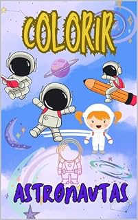 Livro Colorir Astronautas