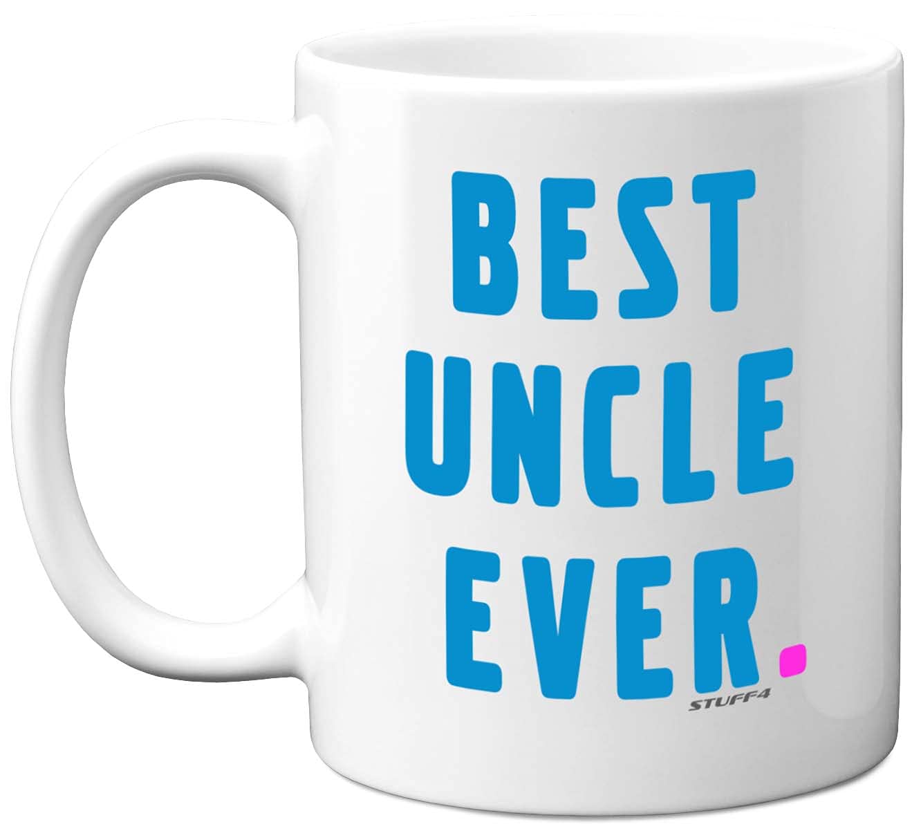 Stuff4 Best Uncle Ever Mug, 11oz Ceramic Dishwasher Safe Premium Mugs, Uncle Best Gifts from Niece, Presents, Gifts for