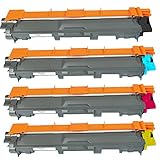 Brother Compatible High Capacity 4 PACK TN221 / TN225 TN221BK, TN221C, TN221M, TN221Y, TN225C, TN225M, TN225Y Black, Cyan, Magenta, Yellow Toner Cartridge Compatible with BROTHER HL-3140CW, HL-3170CDW, MFC-9130CW, MFC-9330CDW, MFC-9340CDW Color Laser Toner Ink Blake Printing Supply