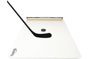 kasifei – Hockey Shooting Pad with Rebounder, 48'' x 24'' Professional Hockey Training Equipment for Shooting, Synthetic Ice 