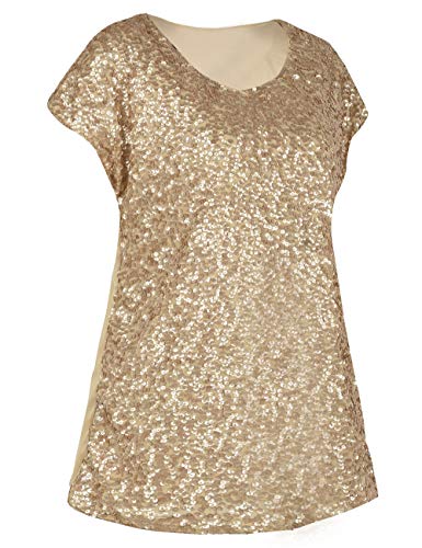 glittery evening tops