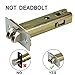 Hangcheng Left Handed Door Keyless Entry Door Lock Mechanical Digital Code Lock-Not Deadbolt(Only for The Door Opens Inward & Need to Drill Additional 4 Holes)