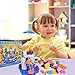 Kids Clay Dough Tools Playset, Toddler Tool Set & Play Kitchen Food Creations, Preschool Educational Art and Craft Kit With Ice Cream Maker, Dough Molds Cutters, Shapes Maker - 30 PCs (Clay Included)