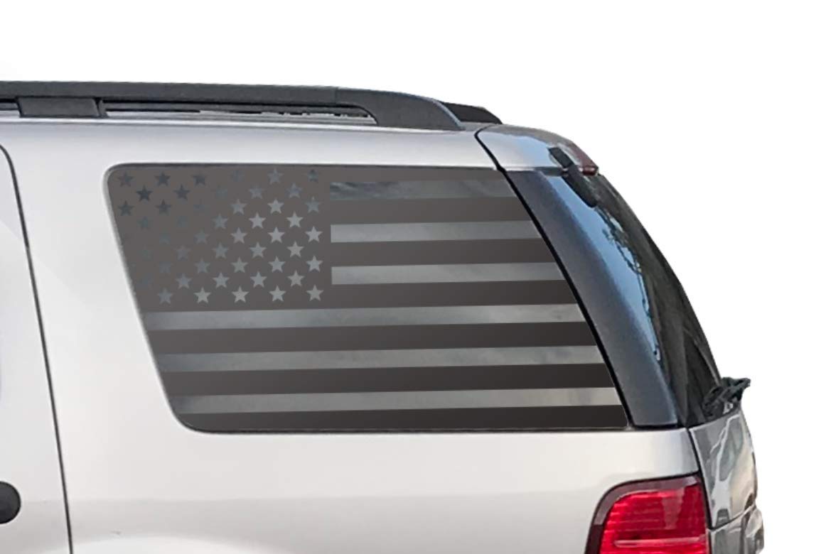 Amazon Com Usa Flag Decals For 06 10 Ford Explorer 3rd Windows Custom Design Qr1 Fe4 A Handmade