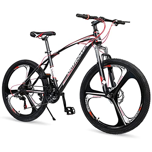 Max4out Mountain Bike with Lock-Out Suspension Fork, 21-Speed Shimano  Drivetrain, 26 inch tire Nomal/3 Spokes
