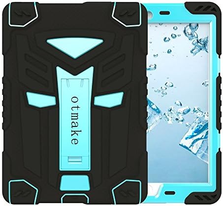 Ipad Air 2 case,Otmake 9.7 inch Full-Body Multi-layered Soft Silicone Protective Case with 360¡ãStand