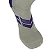 Epivive Velocity Grey & Purple Football, Basketball, Lacrosse Socks (Small)