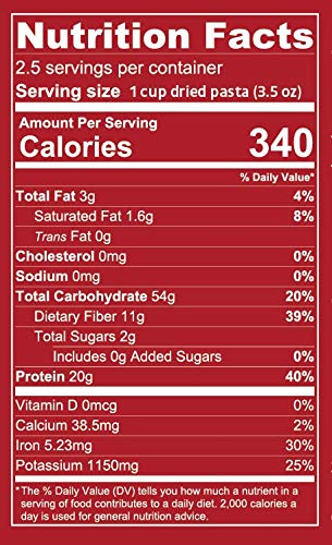 Olo Organic Chickpea Pasta - 2-Pack 8.82 oz Plant-Based, Bronze-Cut Pasta - High Protein Gluten-Free - PENNE- Ideal for Healthy and Quick Meals - Crafted in Italy