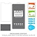 [2 Pack] LG K8 (K350) Screen Protector, RANZ Tempered Glass Premium High Definition Shockproof Clear Screen Protector for LG K8 (K350)