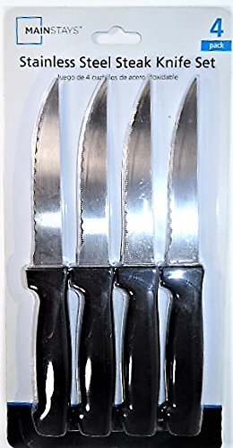 Stainless Steel Steak Knife Set of 4