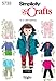 Simplicity Crafts Doll Clothing Outfits Sewing Patterns for 18'' Dolls