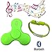 Etopsell LED Light Switch MINI Bluetooth Speaker Music Fidget Spinner EDC Hand Spinner--Best Stress Reducer Relieves Anxiety and Boredom (Green)