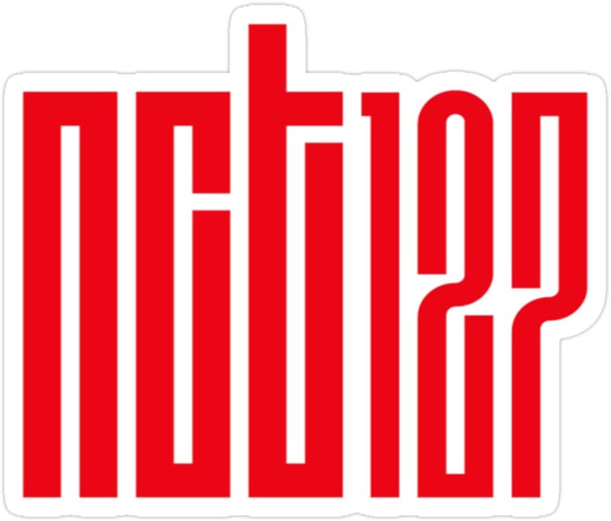 (3 PCs/Pack) Red Nct 127 3x4 Inch Die-Cut Stickers Decals for Laptop Window Car Bumper Helmet Water Bottle