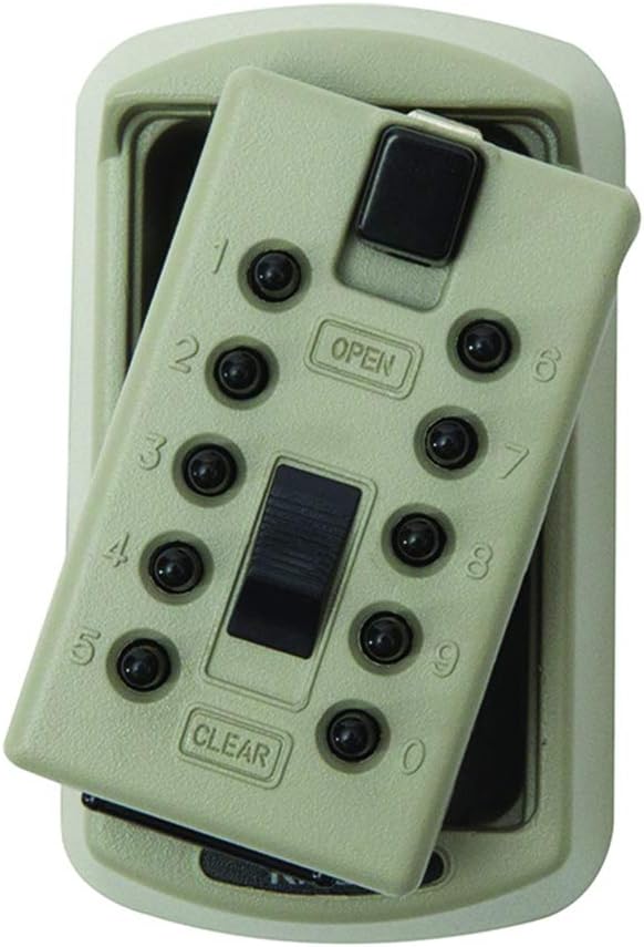 Kidde AccessPoint 001414 KeySafe Original Slimline Push Button Combination Permanent Key Lock Box, 2-Key, Clay: Home Improvement