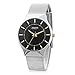 Julius JA - 577 Male Quartz Wrist Watch Ultrathin Stainless Steel Mesh Band(balck)