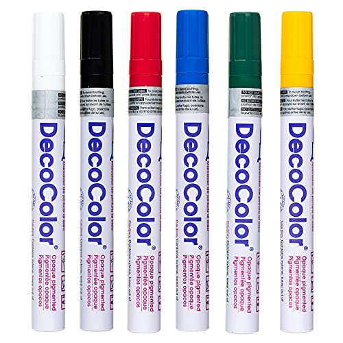 Uchida 3006A 6Piece Decocolor Broad Point Paint Marker Set Pricepulse
