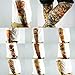10pc Fake Temporary Tattoo Sleeves Body Art Arm Stockings Accessories by Kare&Kind - Designs Tribal, Dragon, Skull, and Etc.