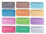 Budget Envelopes – 96-Pack Cash Envelopes, Cash Envelope System, for Money Savings, Budget Keeper, Personal Finance - 12 Colors, 8 Each, 6.7 x 3.3 Inches