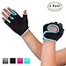 Nlife Power-Grip Half-finger SPORTS GLOVES,EXERCISE GLOVES, ROWING GLOVES Ideal For Cycling, Rowing, Weightlifting, and Cross Fit Training (Blue, S)