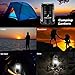Oak Leaf Ultra Bright Portable LED Camping Lantern for Outdoor,Emergency,Hurricanes,Hiking,Hunting,Storm (Black, Collapsible)