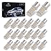 YITAMOTOR 20x Super Bright 1156 BA15S 1141 1003 18-SMD LED Light Bulbs Used for RV Camper Lights Tail Backup Reverse Lights Warm White, 12v-24v