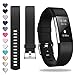 ZEROFIRE Compatible for Fitbit Charge 2, Replacement Adjustable Sport Bands for Charge 2 Heart Rate Fitness Wristbands, Women Men, Small and Large