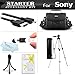 Accessories Kit For Sony Cyber-shot DSCH300/B, HX400V/B, DSC-HX300 Digital Camera Includes Deluxe Carrying Case + 50 Tripod With Case + Micro HDMI Cable + LCD Screen Protectors + Mini Tripod + More