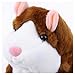 Talking Hamster Plush Toy Repeats What You Say Interactive Toys Electronic Hamster for Kids Birthday Christmas Gift