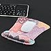 Cheliz Memory Foam Mouse Pad Mat with Wrist Rest(Colorful Petals)
