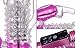 Unpara Multispeed Relaxing 8 Rotating + 36 Vibrating Waterproof Rabbit Massager Female Intelligent Ergonomically Design Wand (Hot Pink)
