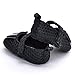 Baby Girls' Patent Leather Bow Mary Jane Shoes Black US Size 4