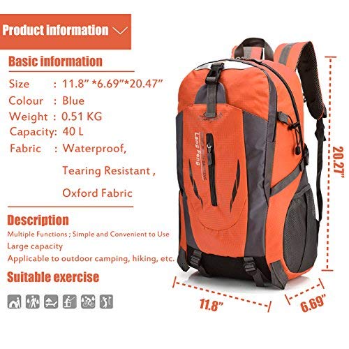 1 Backpack+Multi+Compartment+Lightweight+Waterproof+Daypack