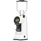 Eureka Helios 65 Commercial Espresso Grinder | Touchscreen | 65mm Burrs | Programmable | Stepless | (White)