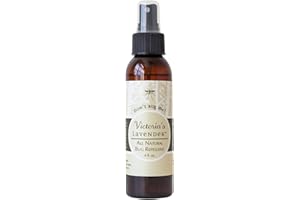 Victoria's Lavender Don’t Bug Me Natural Bug Spray for Kids, Men & Women – DEET Free Insect Spray with Essential Oils, Aloe Vera & Eucalyptus for Outdoor & Indoor, Made in USA – 1 Pack (4 Fl Oz)