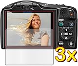 3x Nikon COOLPIX L620 Digital Camera Premium Clear LCD Screen Protector Cover Guard Shield Film Kits, Exact fit, NO CUTTING (3 pieces, GUARMOR Brand)
