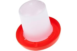 Parliky Automatic Chicken Water Feeder Poultry Waterer for Ducks and Chickens Outdoor Use with Sun Protection Durable 4.01X4.