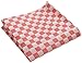 Regency Wraps Basket Buddies Greaseproof Deli Paper Liners for Bread Baskets and Wrapping Sandwiches, Burgers, Fries, and More, Food Basket Liners, Red/White, 12