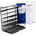 Desk Organizer Tray - Letter Tray in Black Metal Mesh for Organizing Files, Papers, Bills, Folders, Letters, Binders, and More. Desktop Paper Tray Rack for Home, Office, or School ... (6 Tier)