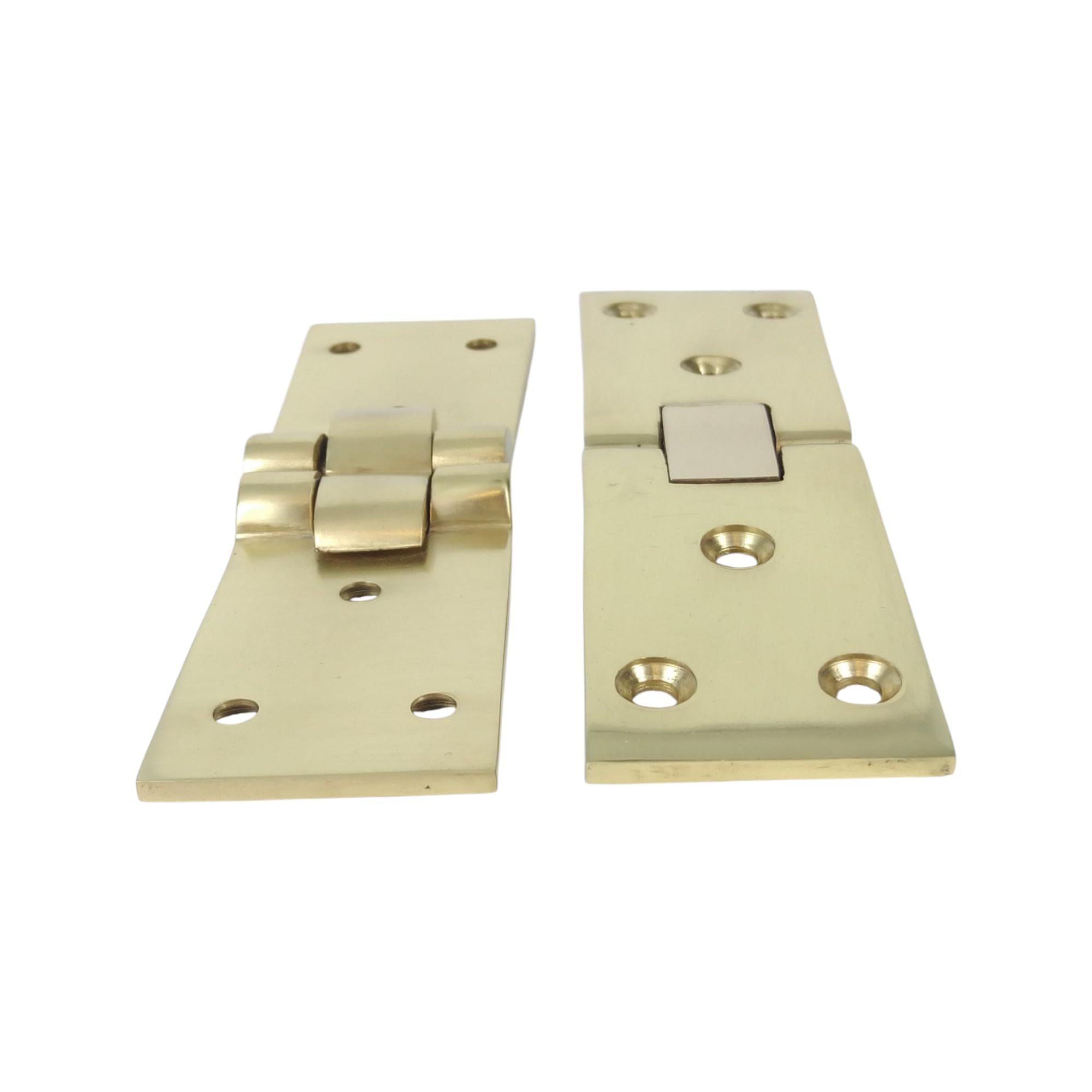 Merriway BH01391 Counter Flap Hinge-Polished Brass, Pack of 2 Counterflap