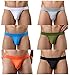 YuKaiChen Men's Seamless Briefs Silk Soft Bulge Bikini Underwear 6 Pack Medium