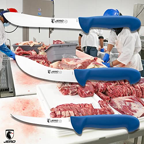 Jero 3 Piece Pro Butcher Meat Processing Set Butcher Knife, Skinning