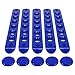 Opall Grab Handle Inserts Cover+Push Button Knobs Cover Trim for 2007-2018 Jeep Wrangler JK & Unlimited 5PCS Blue