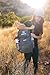 Totalpac - 35L Hiking Daypack Backpack - 11oz - Ripstop Nylon - 11 Pockets - Traveling & Hiking