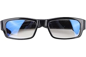 GOWENIC Camera Glasses, 1080P HD Sports POV Glasses Video Recording with Electronic Stabilization and Wide Angle Lens, for Cy